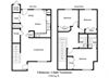 3 bedroom floor plan